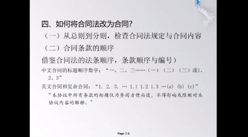 法律名家：合同制作与审查速成课结合败诉案例讲解合同制作与审查的重点 百度网盘(948.03M)